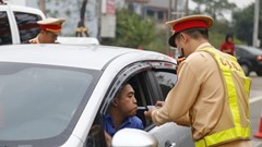 Ngày đầu kỳ nghỉ Tết 2023, xử lý hơn 1.200 lái xe vi phạm nồng độ cồn