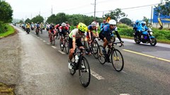 Đội đua Hàn Quốc thể hiện sức mạnh tại Giải xe đạp quốc tế truyền hình Bình Dương 2023