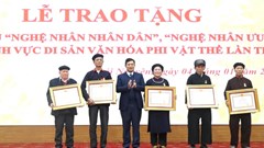 Thái Nguyên trao tặng danh hiệu "Nghệ nhân Nhân dân", "Nghệ nhân Ưu tú"