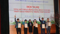 Công đoàn Bộ VHTTDL: Thực hiện thắng lợi sự nghiệp "chấn hưng văn hoá trong tình hình mới"