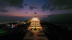 Núi Bà Đen đẹp lung linh khi đêm về