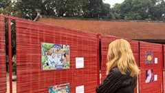 Văn Miếu- Quốc Tử Giám bày gần 80 tác phẩm trong triển lãm "Vẽ con mèo"