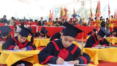 Khai bút đầu Xuân tại Đền thờ Trạng Trình Nguyễn Bỉnh Khiêm