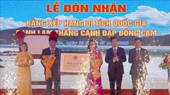 Danh lam thắng cảnh Đập Đồng Cam đón nhận Bằng xếp hạng di tích quốc gia