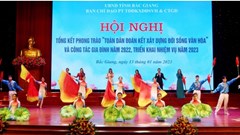 Bắc Giang ưu tiên lấy gia đình làm gốc để xây dựng đời sống văn hóa