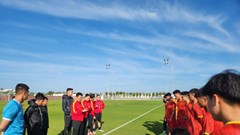 Tuyển U20 Việt Nam đến UAE, chuẩn bị cho trận giao hữu thứ hai