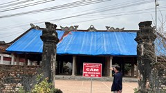 Mòn mỏi chờ trùng tu ngôi đình cổ ở xứ Thanh