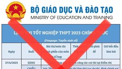 Cảnh báo tình trạng mạo danh Bộ GD&ĐT