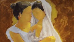 Triển lãm tranh sơn dầu về hành trình người phụ nữ qua những lần “vượt cạn”