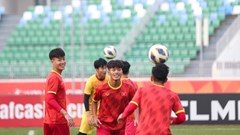 U20 Việt Nam tập hồi phục, chuẩn bị cho trận đấu với U20 Iran
