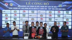 12 đội dự VCK Giải bóng đá U17 quốc gia Cúp Thái Sơn Nam