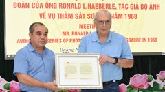 Quảng Ngãi: Làm việc với tác giả Ronald L.Haeberle về bộ ảnh vụ thảm sát Sơn Mỹ