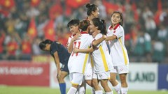 Tuyển U20 nữ Việt Nam thắng đậm Singapore