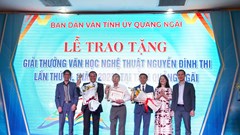 Trao tặng Giải thưởng Văn học nghệ thuật Nguyễn Đình Thi