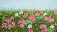 Những bức hoạ về vẻ đẹp thuần khiết của Sen Việt