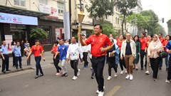 200 VĐV tham dự Lễ rước đuốc SEA Games 32