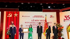 Agribank đón nhận Huân chương Lao động hạng Nhất, chào mừng kỷ niệm 35 năm ngày thành lập