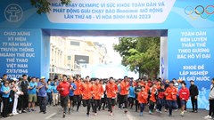 Hơn 3.500 người tham gia Ngày chạy Olympic và phát động Giải chạy Báo Hà Nội mới
