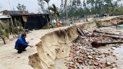 Đầu tư 210 tỉ đồng dựng kè chống xói lở khẩn cấp bờ biển ở Hội An