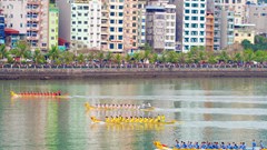 Giải đua thuyền rồng Cát Hải tranh Cúp Báo Hải Phòng 2023