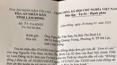 Lâm Đồng: Một Thẩm phán TAND tỉnh bị kiểm điểm xử lý trách nhiệm