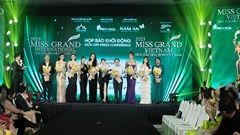 Miss Grand Vietnam 2023 có giải thuyết trình về hòa bình, dự án truyền cảm hứng, trang phục văn hóa dân tộc