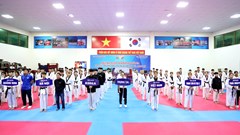 Taekwondo Việt Nam thi đấu giao hữu với Taekwondo Hàn Quốc