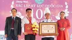100 món ăn từ ghẹ Hàm Ninh được xác lập Kỷ lục Việt Nam