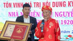 Nhà nghiên cứu Nguyễn Đình Tư làm đại sứ Ngày sách và Văn hóa đọc Việt Nam lần 2
