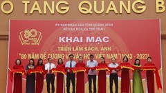 Quảng Bình: Triển lãm ảnh, sách kỷ niệm 80 năm Đề cương về văn hóa Việt Nam