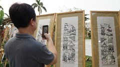 Trải nghiệm không gian tranh dân gian Việt Nam tại Huế