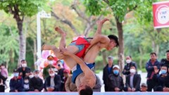 Hơn 100 VĐV tham gia Giải vật dân tộc tranh cúp Phùng Hưng