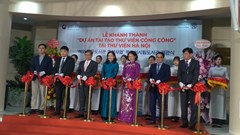 Khánh thành giai đoạn II dự án Tái tạo thư viện công cộng tại Thư viện Hà Nội