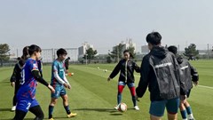 Các tuyển thủ nữ Việt Nam nỗ lực tập luyện trong chuyến tập huấn Nhật Bản