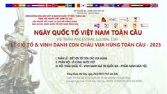 Ngày Quốc Tổ Việt Nam toàn cầu năm 2023 được tổ chức tại gần 20 quốc gia