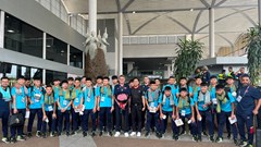 Đội tuyển U22 Việt Nam đã có mặt tại Pnom Penh