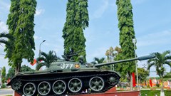 Kon Tum: Công bố quyết định công nhận Bảo vật quốc gia đối với xe tăng T59 số hiệu 377
