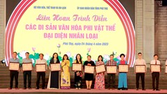 Liên hoan trình diễn các di sản văn hóa phi vật thể được UNESCO ghi danh: Đắp bồi niềm tự hào di sản
