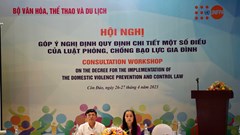 Góp ý Nghị định quy định chi tiết một số điều của Luật PCBLGĐ: Thúc đẩy việc thực thi luật hiệu quả