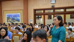 Bí thư Tỉnh ủy Quảng Ngãi đối thoại với ngành GD&ĐT