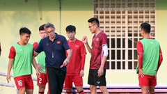 U22 Việt Nam sẵn sàng cho trận đấu với U22 Singapore