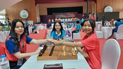 SEA Games 32: Cờ Ouk Chaktrang Việt Nam tiếp tục thi đấu thành công