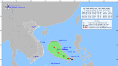 Áp thấp nhiệt đới cách đảo Song Tử Tây khoảng 400km