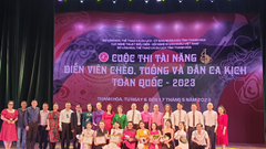 Bế mạc Cuộc thi Tài năng diễn viên Tuồng và dân ca kịch toàn quốc 2023:  Khẳng định giá trị của nghệ thuật sân khấu truyền thống