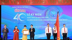 Báo Tin tức kỷ niệm 40 năm ngày xuất bản số đầu tiên và đón nhận Huân chương Lao động hạng Nhất