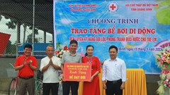 Quảng Bình: Trao tặng 6 bể bơi để các trường dạy bơi phòng, chống đuối nước cho học sinh