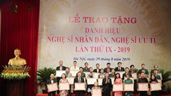 Nghị định mới về xét tặng danh hiệu “Nghệ sĩ nhân dân”, “Nghệ sĩ ưu tú”