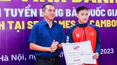 Trao hơn 600 triệu đồng tiền thưởng cho đội tuyển bóng bàn quốc gia đạt thành tích tại SEA Games 32