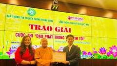 Trao giải cuộc thi viết “Đạo Phật trong trái tim tôi”