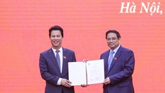 Thủ tướng trao Quyết định bổ nhiệm tân Bộ trưởng Bộ Tài nguyên và Môi trường